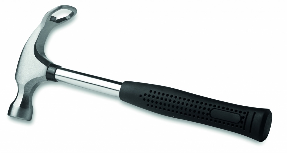 Logo trade corporate gifts image of: Hammer with bottle opener