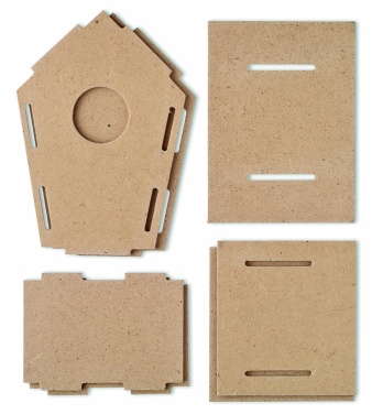 Logo trade advertising products picture of: Wooden bird house