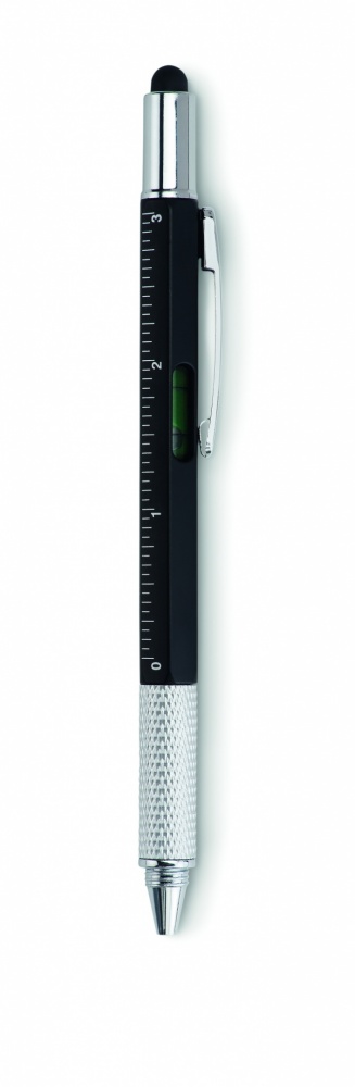 Logotrade business gift image of: Spirit level pen with ruler