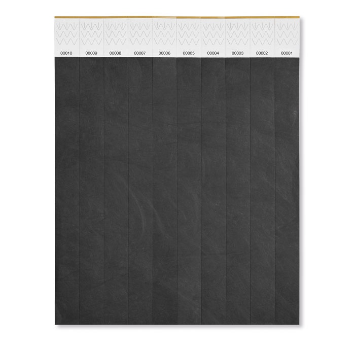 Logo trade promotional merchandise photo of: One sheet of 10 wristbands