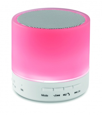 Logotrade promotional merchandise image of: Round wireless speaker LED