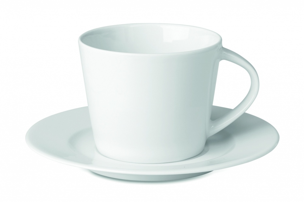Logotrade promotional merchandise picture of: Cappuccino cup and saucer
