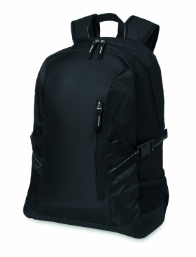 Logo trade promotional gift photo of: Polyester laptop backpack