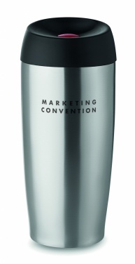 Logo trade promotional products image of: Double wall travel cup 350 ml