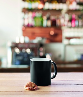 Logo trade promotional gifts picture of: Dark sublimation mug 300ml