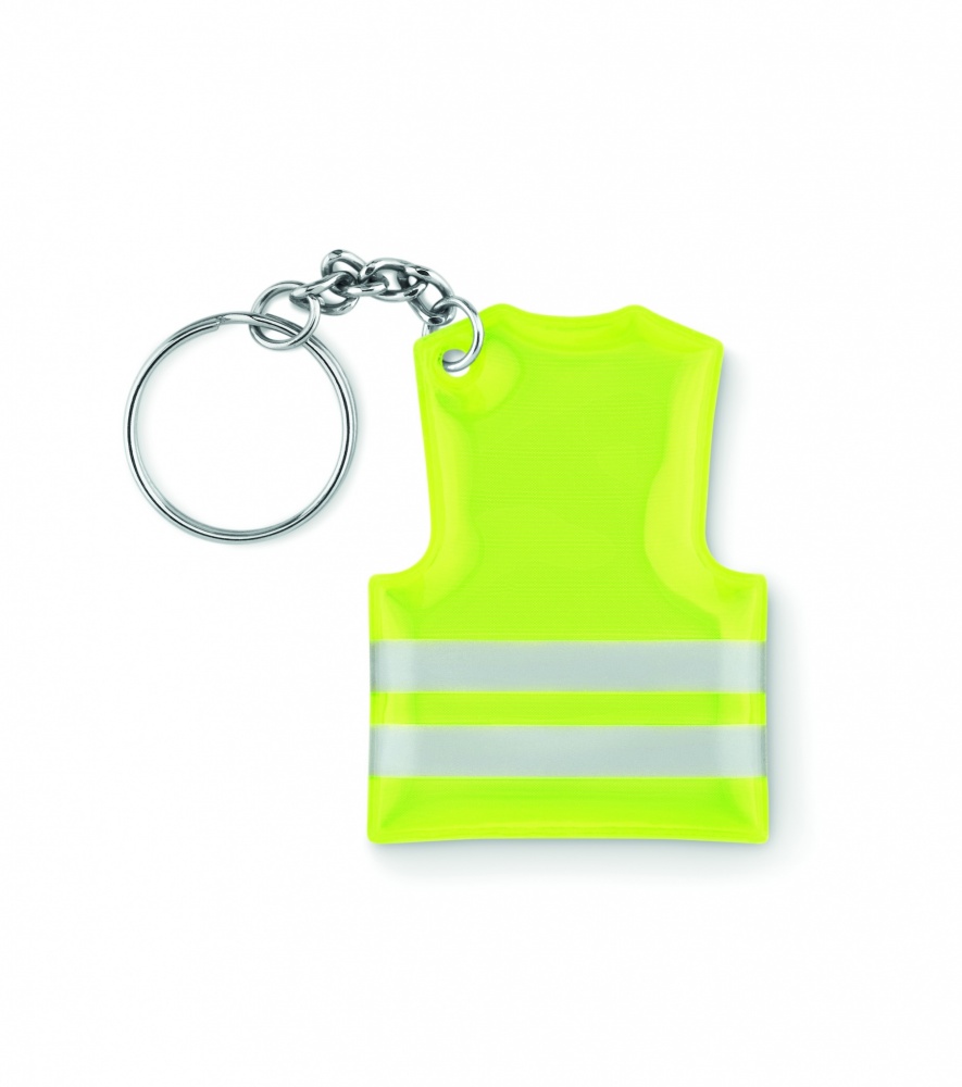 Logotrade business gift image of: Key ring with reflecting vest Jekabpils