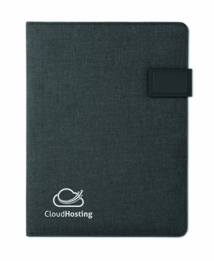 Logo trade promotional merchandise photo of: A4 folder with power bank