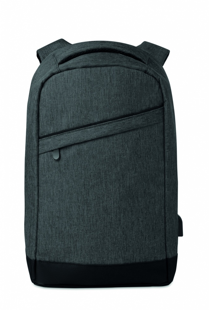 Logotrade business gifts photo of: 2 tone backpack incl USB plug