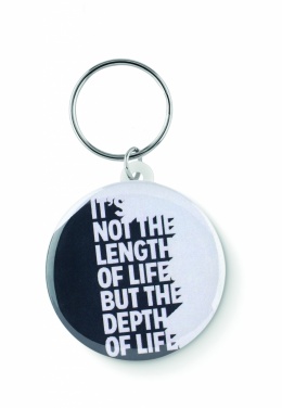 Logo trade business gift photo of: Small pin button key ring Tukums