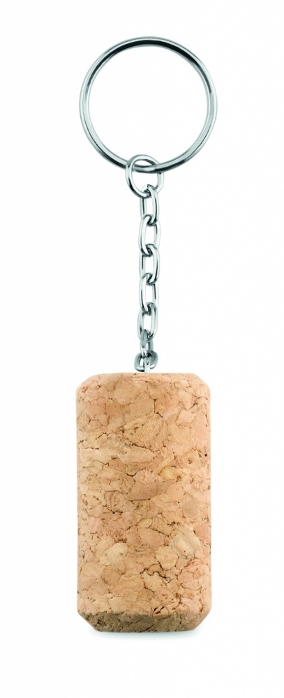 Logo trade promotional products image of: Wine cork key ring Sigulda