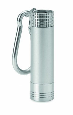 Logotrade promotional giveaways photo of: Aluminium/ABS LED key ring Aizkraukle