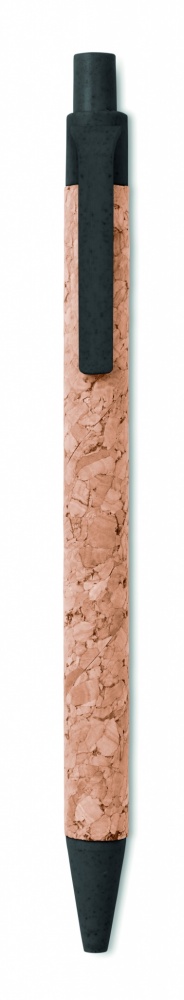 Logotrade business gift image of: Cork/ Wheat Straw/ABS ball pen