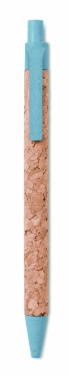 Logotrade business gift image of: Cork/ Wheat Straw/ABS ball pen