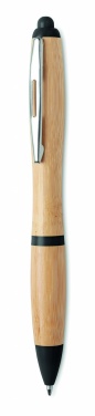 Logotrade promotional giveaways photo of: Ballpoint pen made of ABS and bamboo
