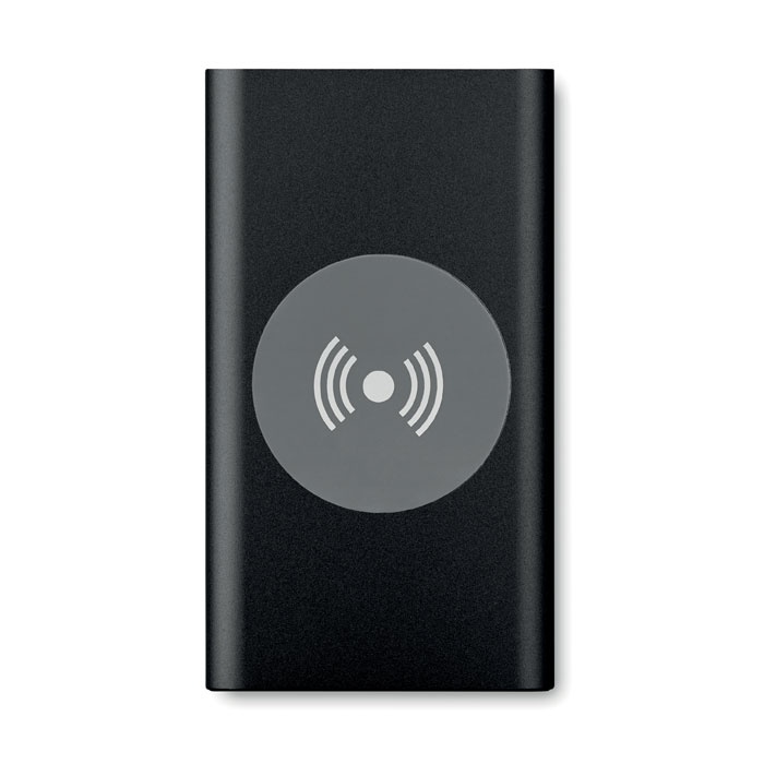 Logo trade business gifts image of: Wireless Power bank 4000mAh