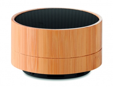 Logotrade business gift image of: 3W Bamboo wireless speaker