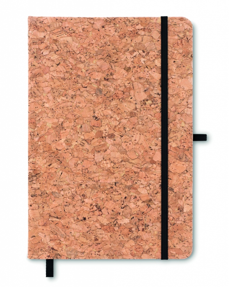 Logotrade advertising products photo of: A5 cork notebook 96 lined