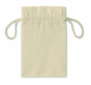 Logotrade promotional items photo of: Small Cotton draw cord bag