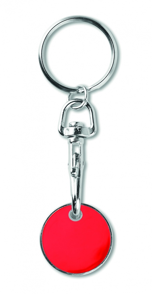 Logotrade promotional item image of: Key ring token (€uro token)