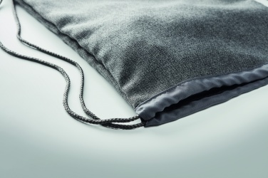Logotrade business gifts photo of: 1200D heathered drawstring bag