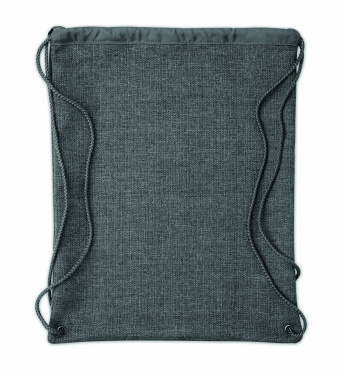 Logo trade promotional items picture of: 1200D heathered drawstring bag