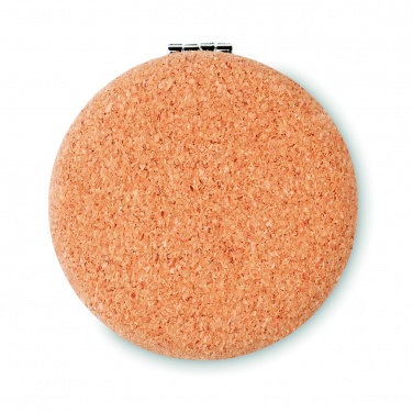 Logo trade business gifts image of: Pocket mirror with cork cover