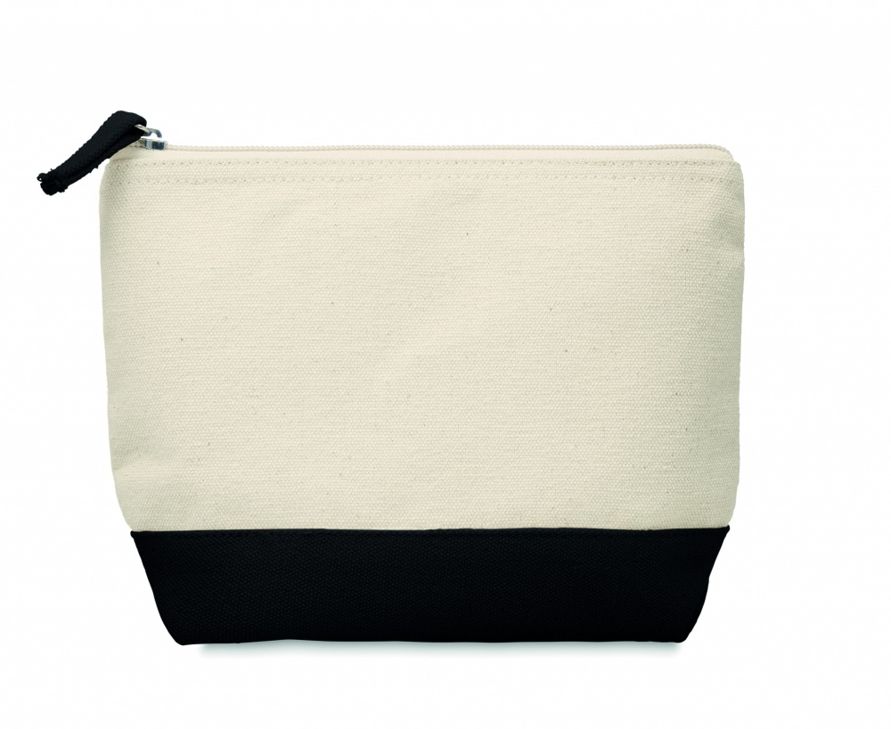 Logotrade promotional merchandise picture of: Bicolour cotton cosmetic bag