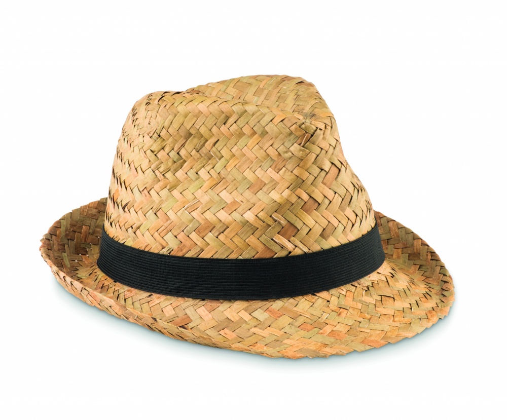 Logo trade promotional giveaways picture of: Natural straw hat