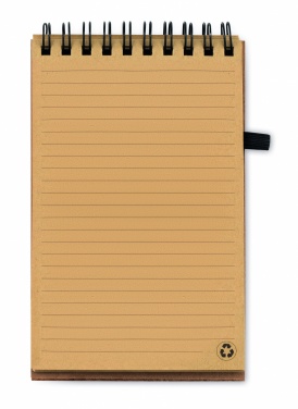 Logotrade promotional product image of: A6 Cork notepad with pen