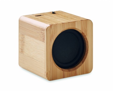 Logotrade promotional merchandise picture of: Bamboo wireless speaker