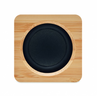 Logo trade promotional items picture of: Bamboo wireless speaker