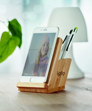 Logo trade promotional items picture of: Wireless charger pen holder 5W BAICOI