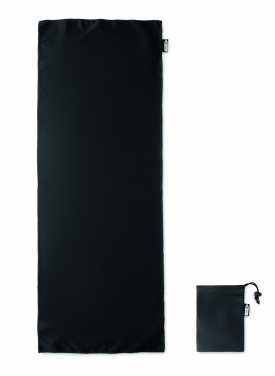 Logo trade promotional products image of: RPET sports towel and pouch