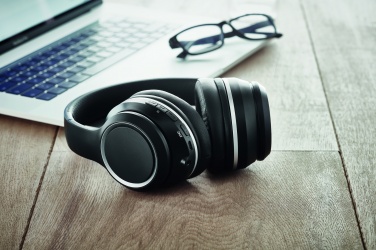 Logo trade promotional giveaway photo of: ANC headphone and pouch