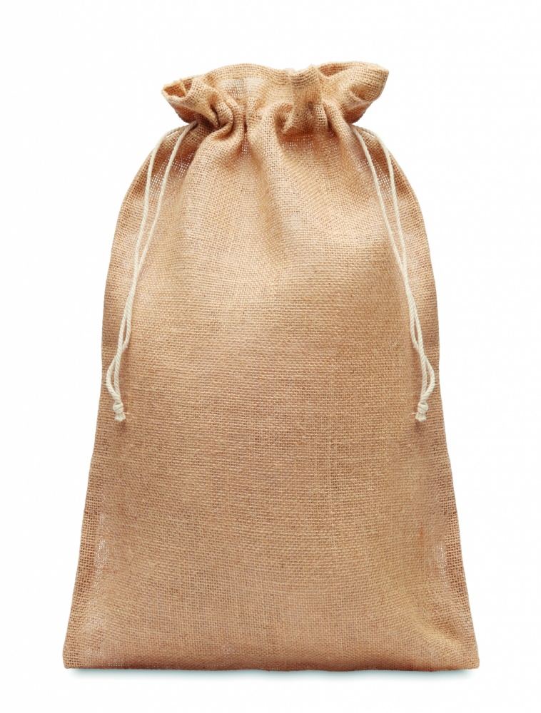 Logotrade corporate gift image of: Large jute gift bag 30x47 cm