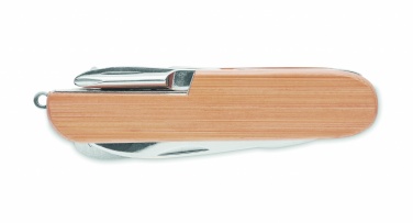 Logotrade promotional item picture of: Multi tool pocket knife bamboo