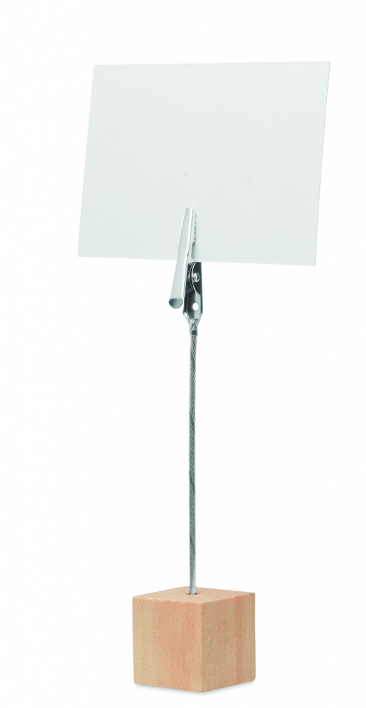 Logotrade business gift image of: Pine wooden clip holder