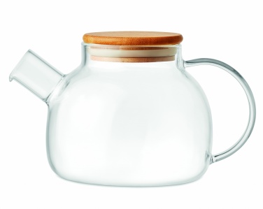 Logo trade promotional item photo of: Teapot borosilicate glass 850ml