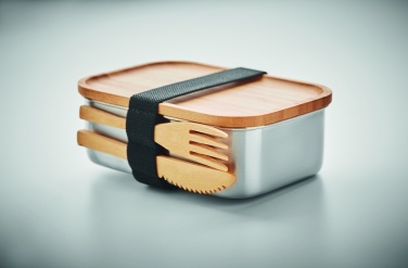 Logotrade promotional giveaways photo of: Stainless steel lunchbox 600ml