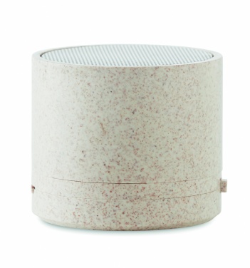 Logo trade promotional gifts image of: 3W speaker in wheat straw/ABS