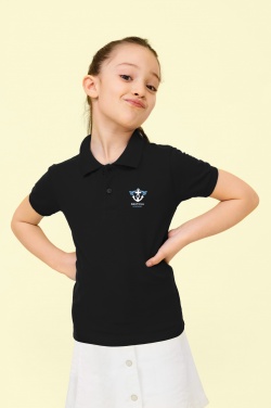 Logo trade corporate gifts image of: PERFECT KIDS POLO 180