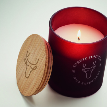 Logo trade advertising product photo of: Plant based wax candle 200 gr