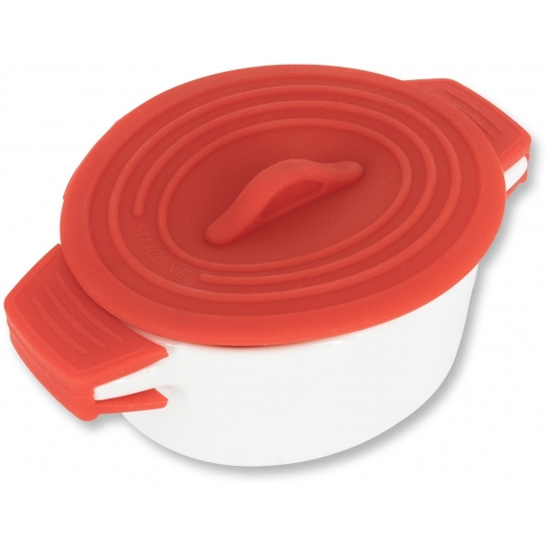 Logo trade promotional items picture of: Porcelain pot with silicone lid DELHI