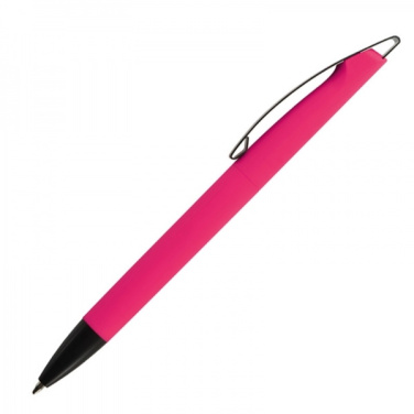 Logotrade promotional items photo of: Metal ballpen soft touch BRESCIA