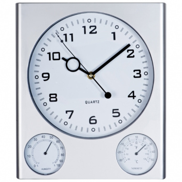 Logo trade promotional products picture of: Plastic wall clock DEN HAAG