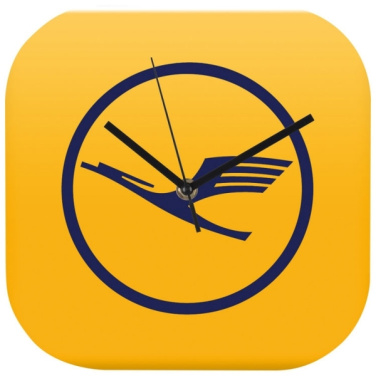 Logo trade corporate gift photo of: Wall clock with all over clock face BEL AIR