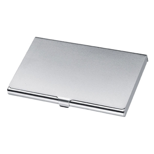 Logotrade promotional item image of: Metal business card holder CORNWALL