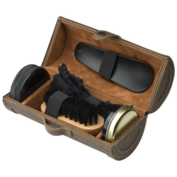 Logo trade promotional giveaways image of: Shoe polish roll GRENOBLE