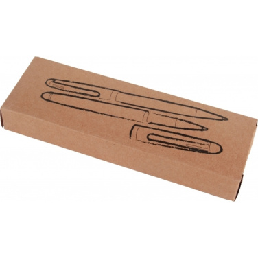 Logo trade business gifts image of: Rosewood writing set OXFORD