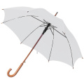 Wooden automatic umbrella Nancy, white